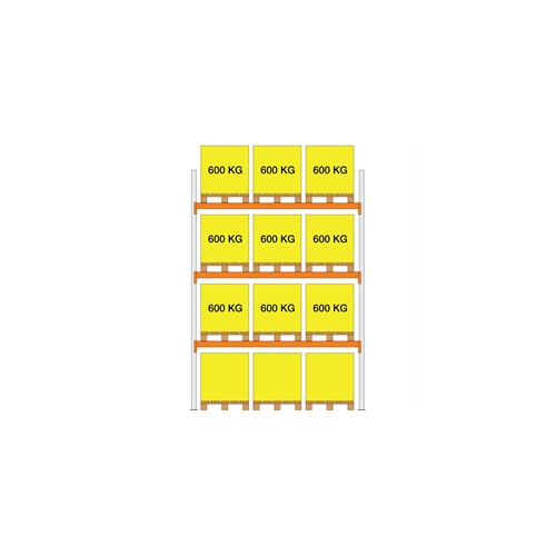 Startfag XS30 2000x1100x2700 3 b�relag (600kg/pl)