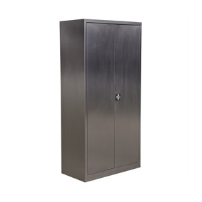 Rustfrit st�lskab FSR210 inkl. 4 hylder 2000x1000x435 mm