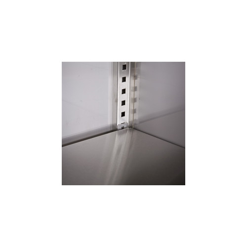 Rustfrit st�lskab FSR210 inkl. 4 hylder 2000x1000x435 mm