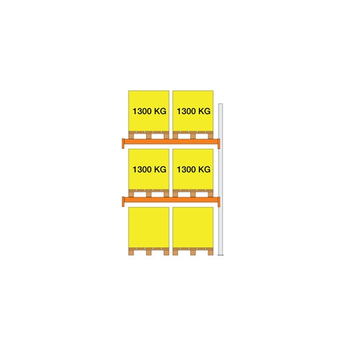 Pallereol tilbygn. XS30 2000X1100x1850 2 b�relag (1300kg/pl)