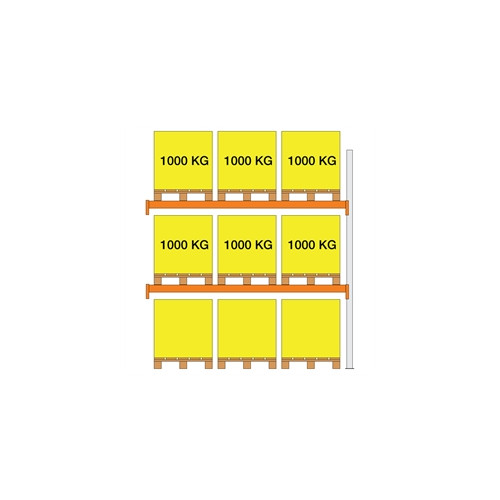 Pallereol tilbygn. XS30 2000X1100x2700 2 b�relag (1000kg/pl)