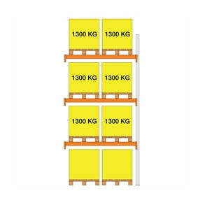 Tilbygn. XS30 2000X1100x1850 3 b�relag (1300kg/pl)