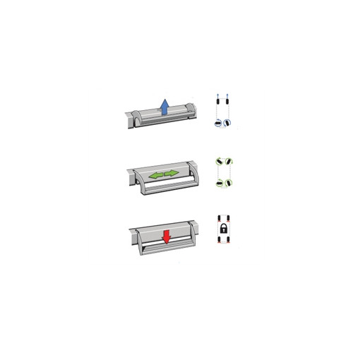 Hyldevogn (Demo) XL, 2 hylder, C-l�s, L1395xB470xH1120 mm